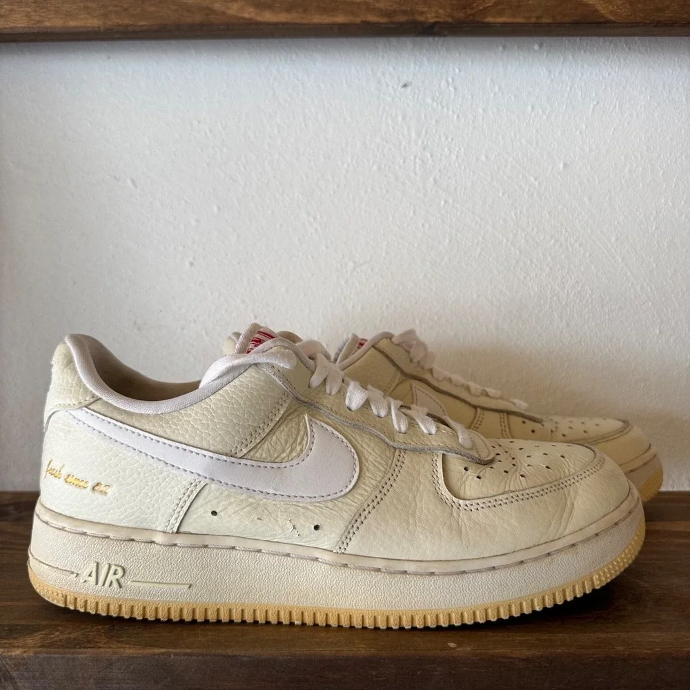 Nike Air Force 1 Low '07 Premium Popcorn‎ Sneakers Men's Size 8.5 CW2919-100